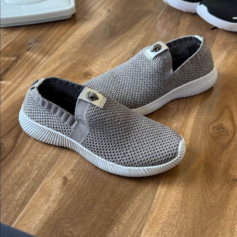 Kurt Geiger Gray Slip-On Sneakers